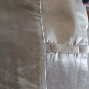 Retro Silver Satin mini skirt